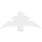 Ekena Millwork Davenport Architectural Grade PVC Gable Bracket, 48"W x 20"H x 2"D x 6"F, 10/12 Pitch GBP048X20X0206DAV00 - alternate 3